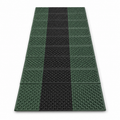 Matelas mousse pliant de camping noir et vert forêt 180 × 55 × 1,5 cm