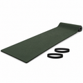 Matelas mousse roulable vert foncé et noir 180 × 50 × 1,2 cm