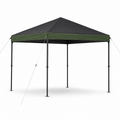 Tente-abri de camping noir et vert forêt 300 × 300 × 210 cm